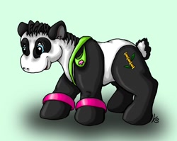 Size: 900x715 | Tagged: safe, artist:suzidragonlady, derpibooru import, panda, ponified, tekken