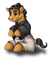 Size: 750x880 | Tagged: safe, artist:suzidragonlady, derpibooru import, ganryu, ponified, tekken