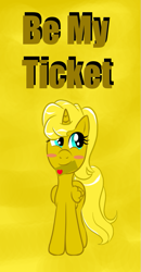 Size: 417x800 | Tagged: safe, artist:da0krager, derpibooru import, oc, oc only, oc:ticket, alicorn, pony, alicorn oc, solo, valentine