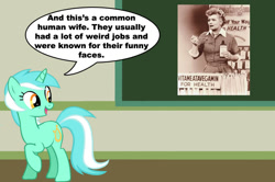 Size: 887x588 | Tagged: safe, lyra heartstrings, chalkboard, human studies101 with lyra, lucille ball, meme, photo