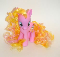 Size: 657x621 | Tagged: safe, artist:kalavista, derpibooru import, pony, g1, custom, g1 to g4, generation leap, irl, photo, rapunzel (g1), solo, toy