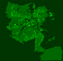 Size: 3176x3063 | Tagged: safe, artist:inkwell, derpibooru import, fallout equestria, equestria, equestrian wasteland, green, high res, map, map of equestria, wasteland