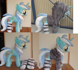 Size: 4608x4112 | Tagged: safe, artist:epicrainbowcrafts, derpibooru import, absurd resolution, clothes, hoodie, irl, photo, plushie, socks, striped socks