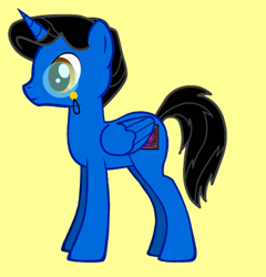 Size: 400x416 | Tagged: safe, derpibooru import, pony, unicorn, pony creator, count bleck, monocle, paper mario, ponified, super mario bros., super paper mario