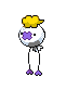 Size: 61x83 | Tagged: safe, artist:solrac31337, surprise, g1, drifloon, lowres, pixel art, pokémon, recolor, solo