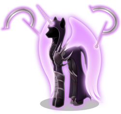 Size: 4761x4500 | Tagged: safe, artist:masterrottweiler, absurd resolution, diablo 3, malthael, ponified