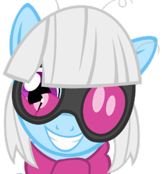 Size: 356x381 | Tagged: safe, artist:the smiling pony, photo finish, earth pony, pony, insanity