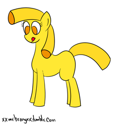 Size: 1000x1000 | Tagged: safe, artist:xxmrbronyxx, food pony, original species, 30 minute art challenge, macaroni and cheese, ponified