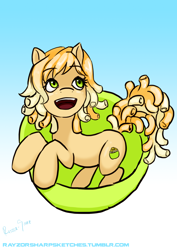 Size: 1240x1748 | Tagged: safe, artist:rayzor-sharp, food pony, original species, 30 minute art challenge, macaroni and cheese, ponified