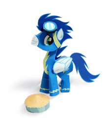 Size: 1090x1215 | Tagged: safe, artist:kna, derpibooru import, soarin', pony, papercraft, photo