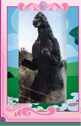 Size: 388x601 | Tagged: safe, derpibooru import, edit, kaiju, boomerang (tv channel), godzilla, godzilla (series), heisei godzilla, meme, solo