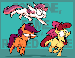 Size: 1280x984 | Tagged: safe, artist:capnpea, derpibooru import, apple bloom, scootaloo, sweetie belle, cutie mark crusaders