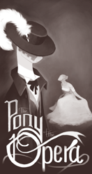 Size: 1013x1920 | Tagged: safe, derpibooru import, oc, oc only, ask, classy, cloak, clothes, colt, hat, male, opera, parody, phantom of the opera, philosopony, poster