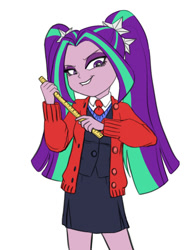 Size: 661x860 | Tagged: safe, artist:carnifex, aria blaze, equestria girls, rainbow rocks, ruler