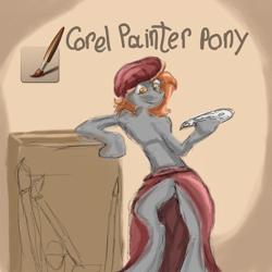 Size: 1280x1280 | Tagged: artist needed, safe, earth pony, pony, 30 minute art challenge, ponified