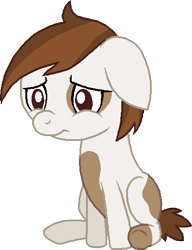 Size: 402x523 | Tagged: safe, artist:ludiculouspegasus, derpibooru import, pipsqueak, earth pony, pony