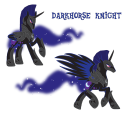 Size: 5745x5185 | Tagged: safe, artist:trotsworth, derpibooru import, darkhorse knight, nightmare moon, alicorn, pony, absurd resolution, rule 63