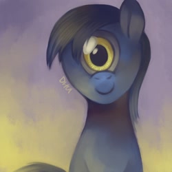 Size: 1024x1024 | Tagged: dead source, safe, artist:dhui, derpibooru import, blues, noteworthy, cyclops, earth pony, pony, adoracreepy, creepy, cute, donny swineclop, male, solo, stallion