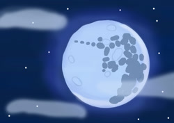 Size: 1280x905 | Tagged: safe, artist:kittypetro, derpibooru import, mare in the moon, moon, simple background