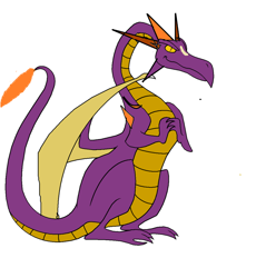 Size: 900x979 | Tagged: safe, artist:crashandcynder, dragon, malefor, spyro the dragon, style emulation, the legend of spyro