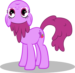 Size: 3243x3172 | Tagged: safe, artist:up1ter, derpibooru import, berry punch, berryshine, simple background, transparent background, upside down face, vector, wat