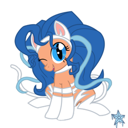 Size: 900x900 | Tagged: safe, artist:shiver-star, derpibooru import, darkstalkers, felicia, ponified