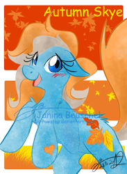 Size: 704x960 | Tagged: safe, artist:jb-pawstep, derpibooru import, autumn skye, earth pony, pony, g3