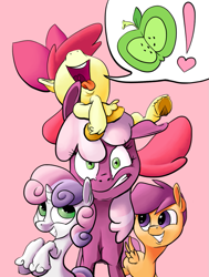 Size: 815x1080 | Tagged: safe, artist:justdayside, derpibooru import, apple bloom, cheerilee, scootaloo, sweetie belle, hearts and hooves day (episode), cutie mark crusaders, hooves, underhoof, unshorn fetlocks