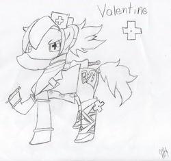 Size: 2653x2492 | Tagged: safe, artist:fluffysnail, derpibooru import, high res, ponified, skullgirls, valentine (skullgirls)