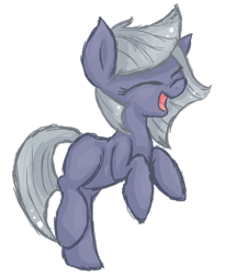 Size: 550x672 | Tagged: safe, artist:tabbypony, limestone pie, earth pony, pony, eyes closed, female, happy, mare, simple background, smiling, solo, transparent background