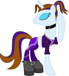 Size: 4512x5000 | Tagged: safe, artist:ambassad0r, absurd resolution, crossover, ponified, saints row, shaundi, simple background, transparent background, vector