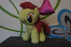 Size: 4592x3056 | Tagged: safe, artist:jessikitt-e, derpibooru import, apple bloom, irl, photo, plushie, solo