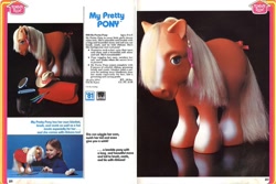 Size: 1100x735 | Tagged: safe, derpibooru import, pony, irl, my pretty pony, official, photo, retro leap, toy