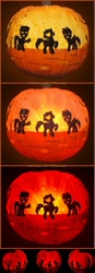 Size: 630x1810 | Tagged: safe, artist:wingedsonar, derpibooru import, lesson zero, halloween, holiday, jack-o-lantern, pumpkin