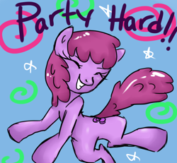 Size: 650x600 | Tagged: safe, artist:rottenseahorse, berry punch, berryshine, earth pony, pony, female, mare, party hard, solo