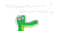 Size: 1430x768 | Tagged: safe, derpibooru import, gummy, exploitable meme, meme, wut if gummy wuz a meme