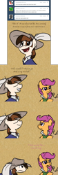 Size: 1000x2976 | Tagged: safe, artist:eliwood10, derpibooru import, pipsqueak, scootaloo, ask, ask captain pipsqueak, comic