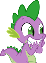 Size: 2405x3267 | Tagged: safe, artist:sasukex125, derpibooru import, spike, dragon, excited, grin, happy, simple background, smiling, solo, transparent background, vector