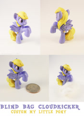 Size: 900x1284 | Tagged: safe, artist:thatg33kgirl, derpibooru import, cloud kicker, pony, custom, doll, irl, photo, toy