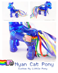 Size: 900x1150 | Tagged: safe, artist:thatg33kgirl, derpibooru import, custom, irl, nyan cat, photo, toy