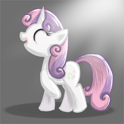 Size: 5000x5000 | Tagged: safe, artist:moonsharddragon, derpibooru import, sweetie belle, pony, unicorn, absurd resolution, eyes closed, female, singing, solo