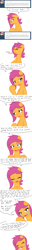 Size: 800x6328 | Tagged: safe, artist:jake heritagu, derpibooru import, scootaloo, pony, ask pregnant scootaloo, comic, crying, feels, pregnant, pregnant scootaloo, scootaleukemia, teen pregnancy