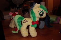 Size: 1600x1067 | Tagged: safe, artist:siora86, apple fritter, apple family member, irl, photo, plushie