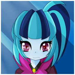 Size: 1500x1500 | Tagged: safe, artist:an-m, sonata dusk, equestria girls, rainbow rocks, chibi, cute, solo, sonatabetes