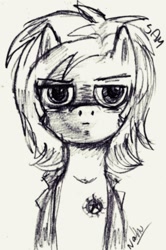 Size: 728x1097 | Tagged: safe, artist:nathuswaan, derpibooru import, ponified, sam winchester, sketch, supernatural