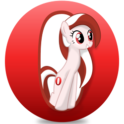 Size: 1200x1200 | Tagged: safe, artist:parallaxmlp, derpibooru import, oc, oc only, oc:opera, browser ponies, internet browser, opera (browser), solo