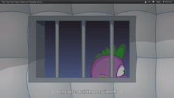 Size: 1920x1080 | Tagged: safe, derpibooru import, screencap, spike, dragon, .mov, youtube caption