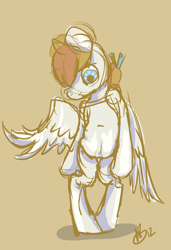 Size: 3120x4568 | Tagged: safe, artist:weepysheep, oc, oc only, oc:bumble, pegasus, pony, bipedal, solo