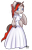 Size: 477x750 | Tagged: safe, artist:solar-slash, derpibooru import, oc, oc only, oc:mic the microphone, semi-anthro, clothes, crossdressing, dress, male, mic the microphone, simple background, smiling, solo, transparent background, wedding dress