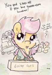 Size: 744x1072 | Tagged: safe, artist:slightlyshade, derpibooru import, apple bloom, scootaloo, sweetie belle, cutie mark crusaders, filly guides, scout uniform, traditional art